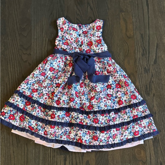 Willow Blossom floral polka dot dress size 6 - Picture 2 of 5